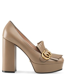 fringe platform pumps