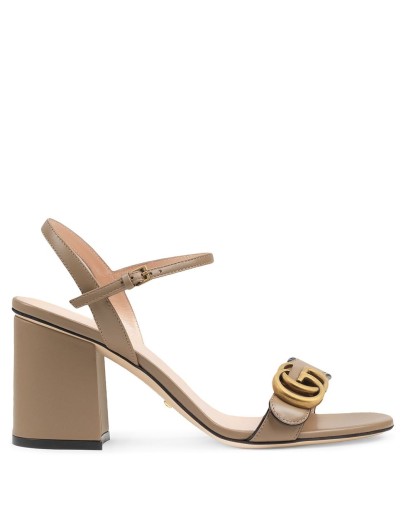 GG logo plaque sandals