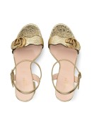 Platform sandal with Double G