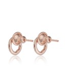 Riva Circle Stud Diamond earrings