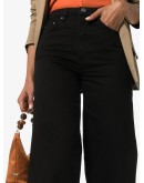 mid-rise wide leg jeans