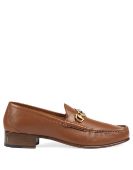 leather loafers with Interlocking G Horsebit
