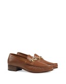 leather loafers with Interlocking G Horsebit