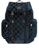 Medium GG velvet backpack