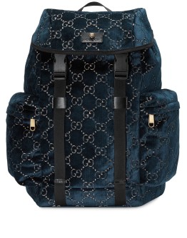 Medium GG velvet backpack