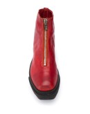 front zip boots