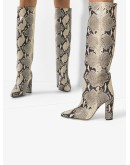 100mm snake-effect boots