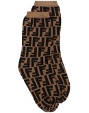 FF motif print socks