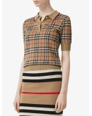 Vintage Check Merino Wool Polo Shirt
