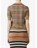 Vintage Check Merino Wool Polo Shirt