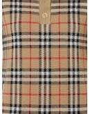 Vintage Check Merino Wool Polo Shirt