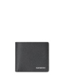 Grainy Leather International Bifold Coin Wallet