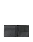 Grainy Leather International Bifold Coin Wallet