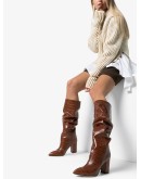 crocodile-effect 80mm boots