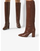 crocodile-effect 80mm boots