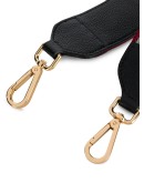 Rainbow embroidered bag strap