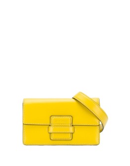 logo embossed belt bag