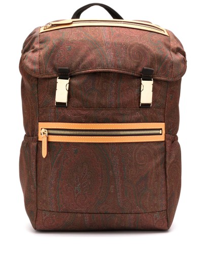 paisley print backpack