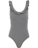 check print swimsuit