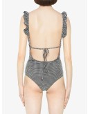 check print swimsuit