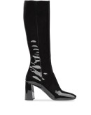 fitted patent boots