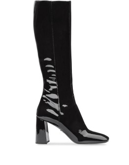 fitted patent boots