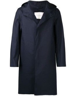Chryston bonded cotton hooded coat