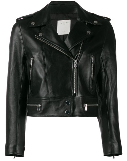 cropped biker jacket