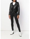 cropped biker jacket