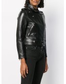 cropped biker jacket