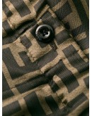 FF motif cropped trousers