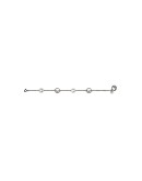 logo charm chain bracelet