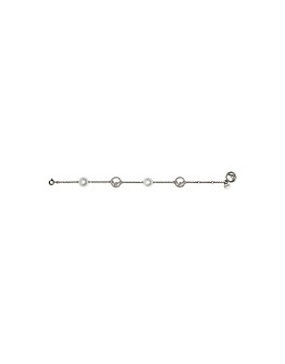 logo charm chain bracelet