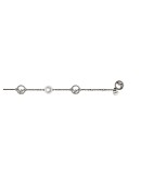 logo charm chain bracelet
