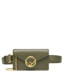 F logo plaque belt bag