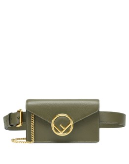 F logo plaque belt bag