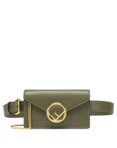 F logo plaque belt bag