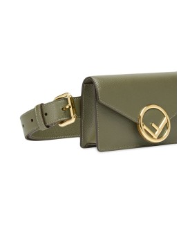 F logo plaque belt bag