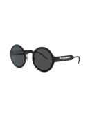 matte round frame sunglasses
