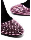 105mm crystal-embellished pumps