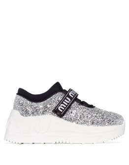 glitter flatform sneakers
