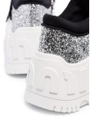 glitter flatform sneakers