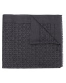 Gancio jacquard scarf