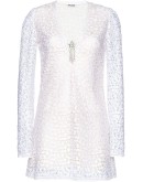 Macramé embroidered dress 