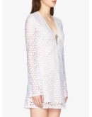 Macramé embroidered dress 