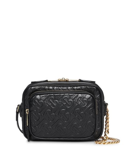 Monogram print camera bag