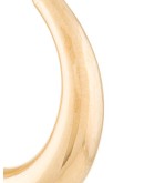 Fat Baby Snake polished gold vermeil earrings