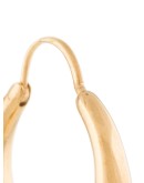 Fat Baby Snake polished gold vermeil earrings