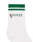 Socks with Gucci and flower