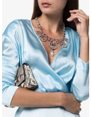 Swirl embellished necklace